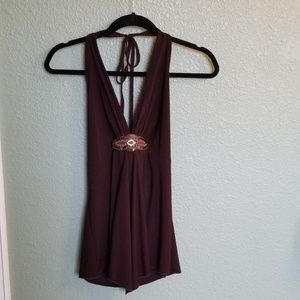 Sexy halter top.